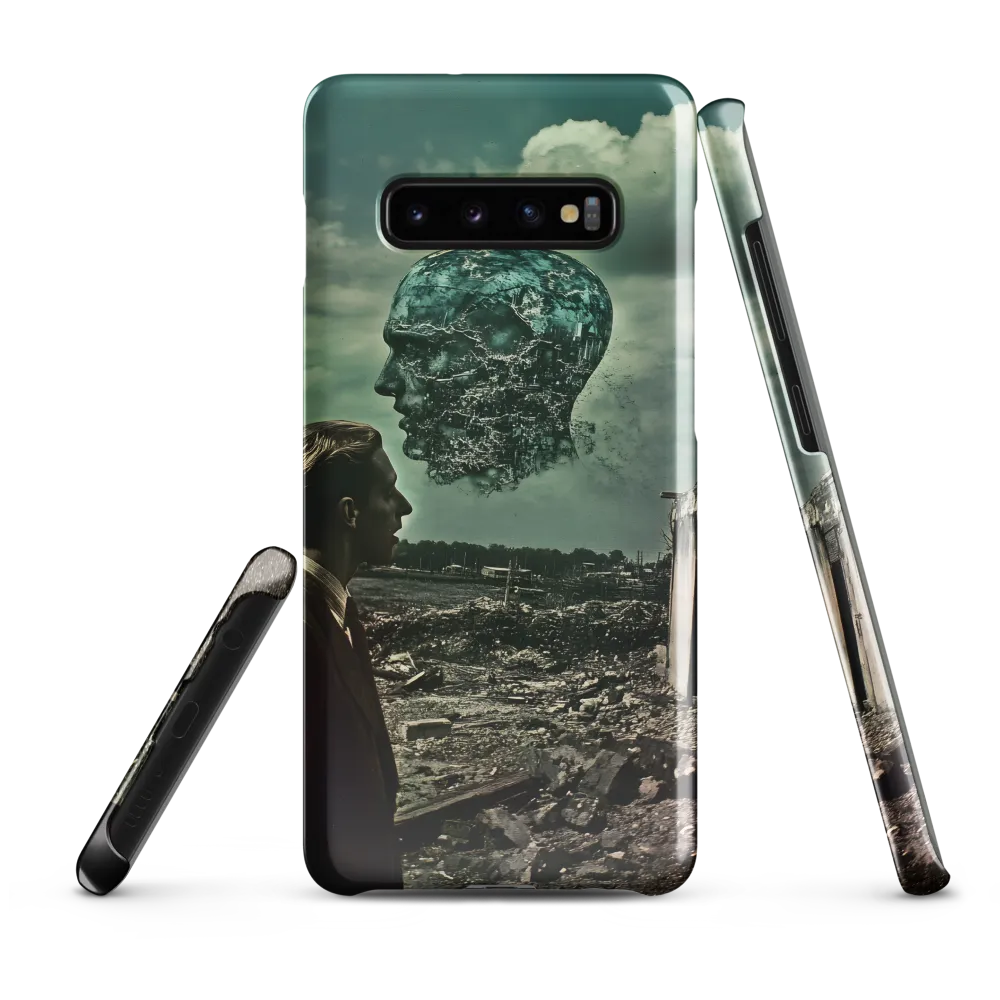 Ethereal Reflections: Identity in a Fragmented World | Phone Case |  S10 Plus | Snap Case | Glossy