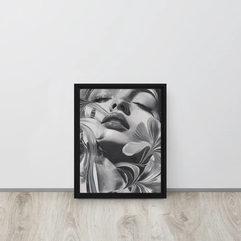 Harmony of Flows | Canvas with Black Frame | 11″×14″