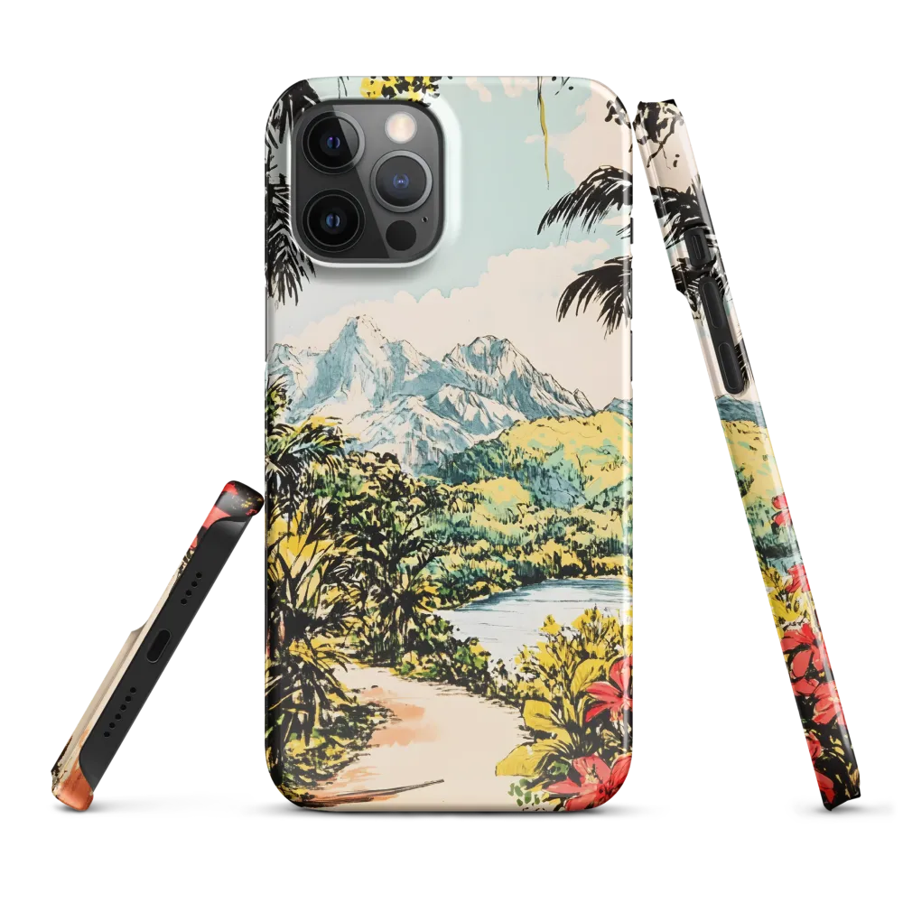 Tropical Serenity | Phone Case |  12 Pro Max | Snap Case | Glossy