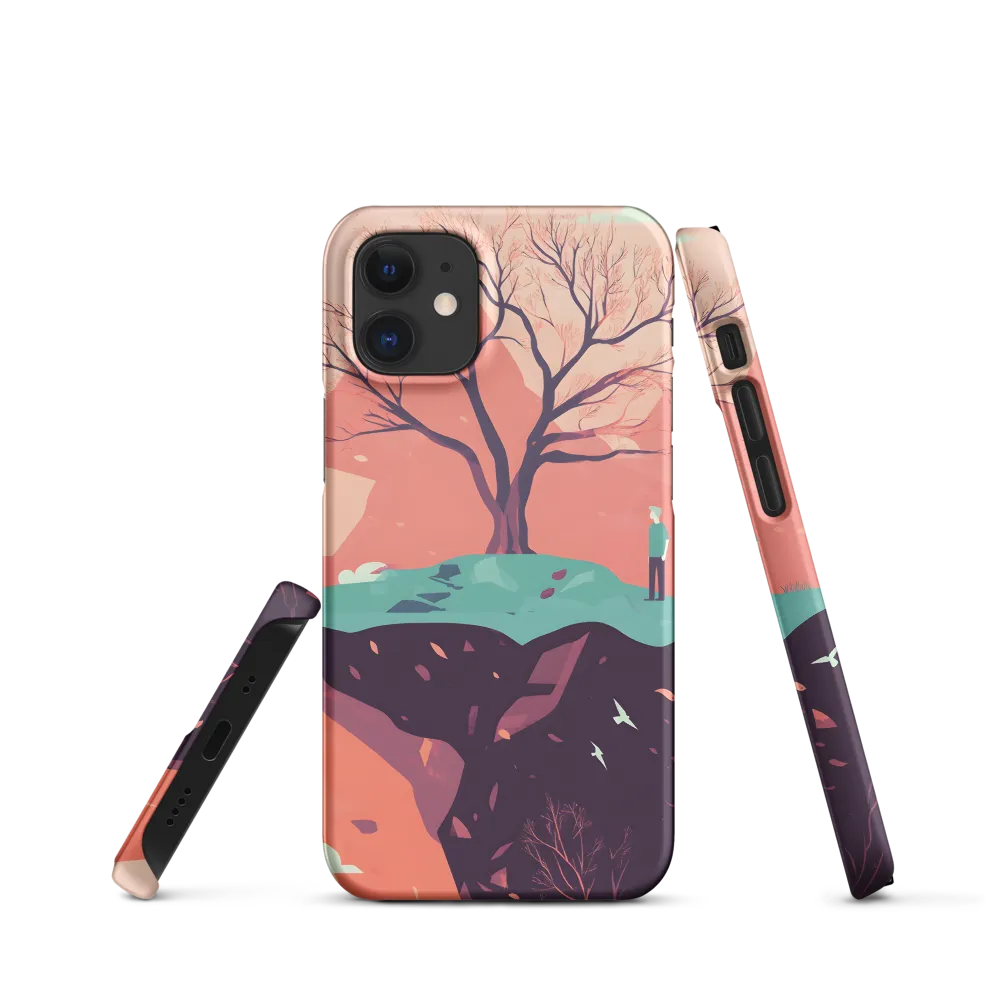 Contemplating Solitude | Phone Case |  12 Mini | Snap Case | Matte