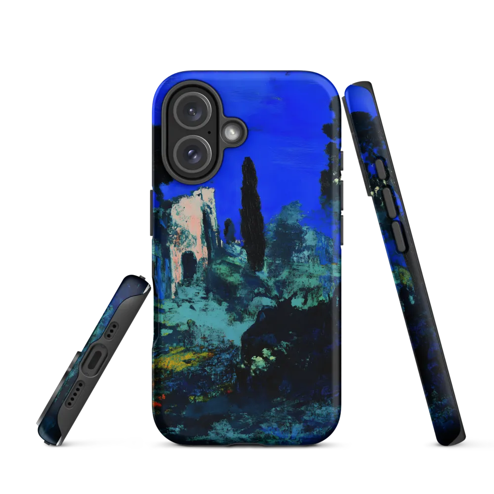 Moonlit Ruins: An Impression of Tranquility | Phone Case