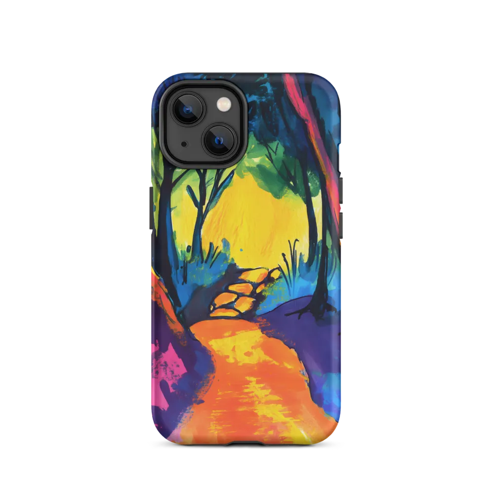 Path Through a Vibrant Forest