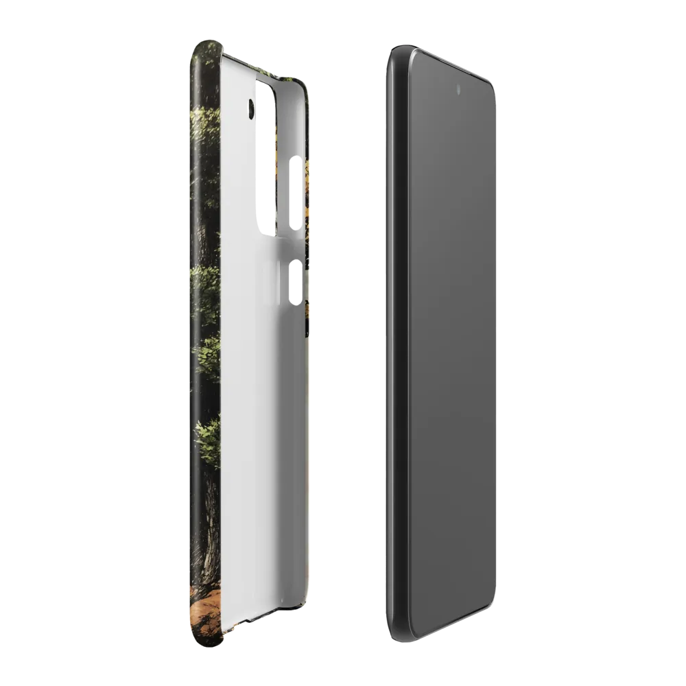 The Whispering Skull: A Surreal Encounter with Nature | Phone Case |  S21 Plus | Snap Case | Glossy