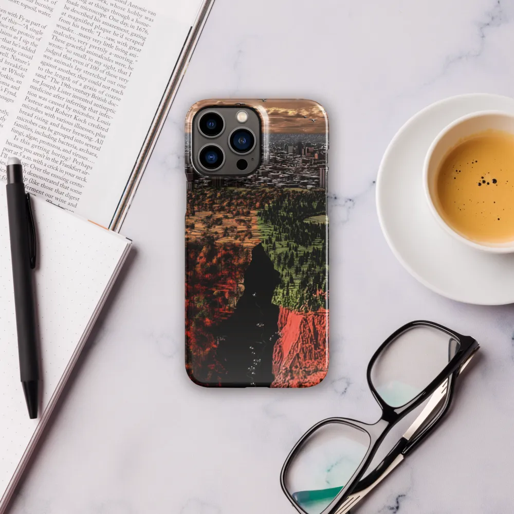 Harmony and Dissonance: A Landscape of Contrasts | Phone Case |  13 Pro Max | Snap Case | Glossy