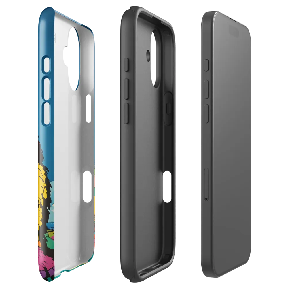 Whimsical Giant: A Playful Monster Encounter | Phone Case |  16 Plus | Tough Case | Glossy