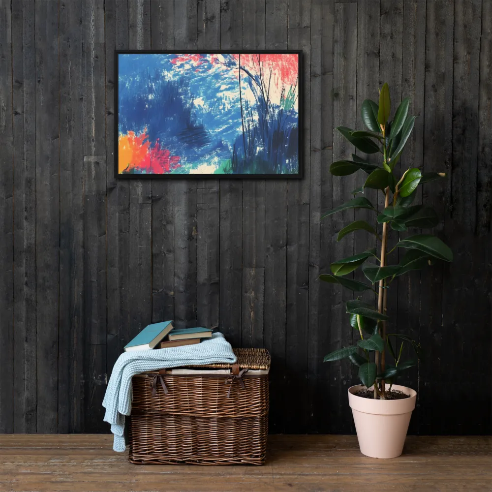 Whispers of Tranquility | Canvas with Black Frame | 20″×30″