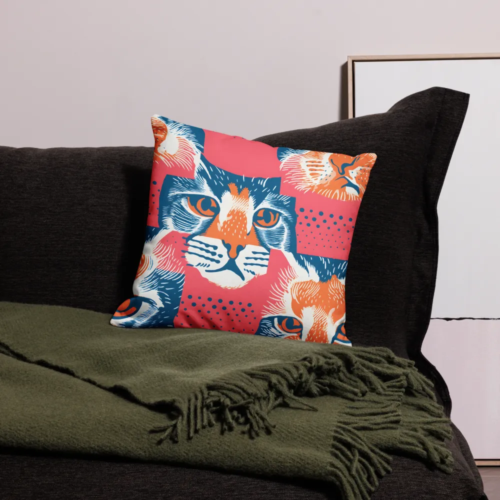 Feline Fantasia | Pillow | 18″×18″