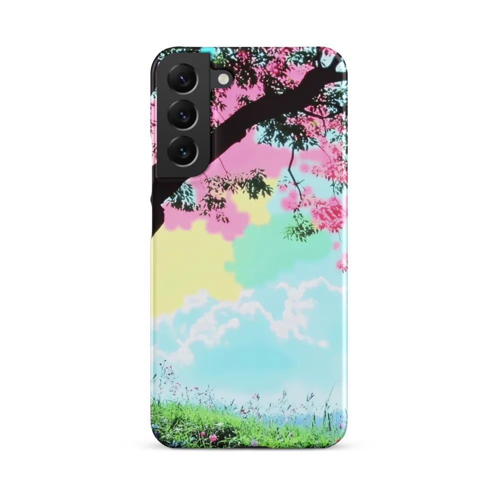 Pastel Dreams: A Surreal Tree Landscape