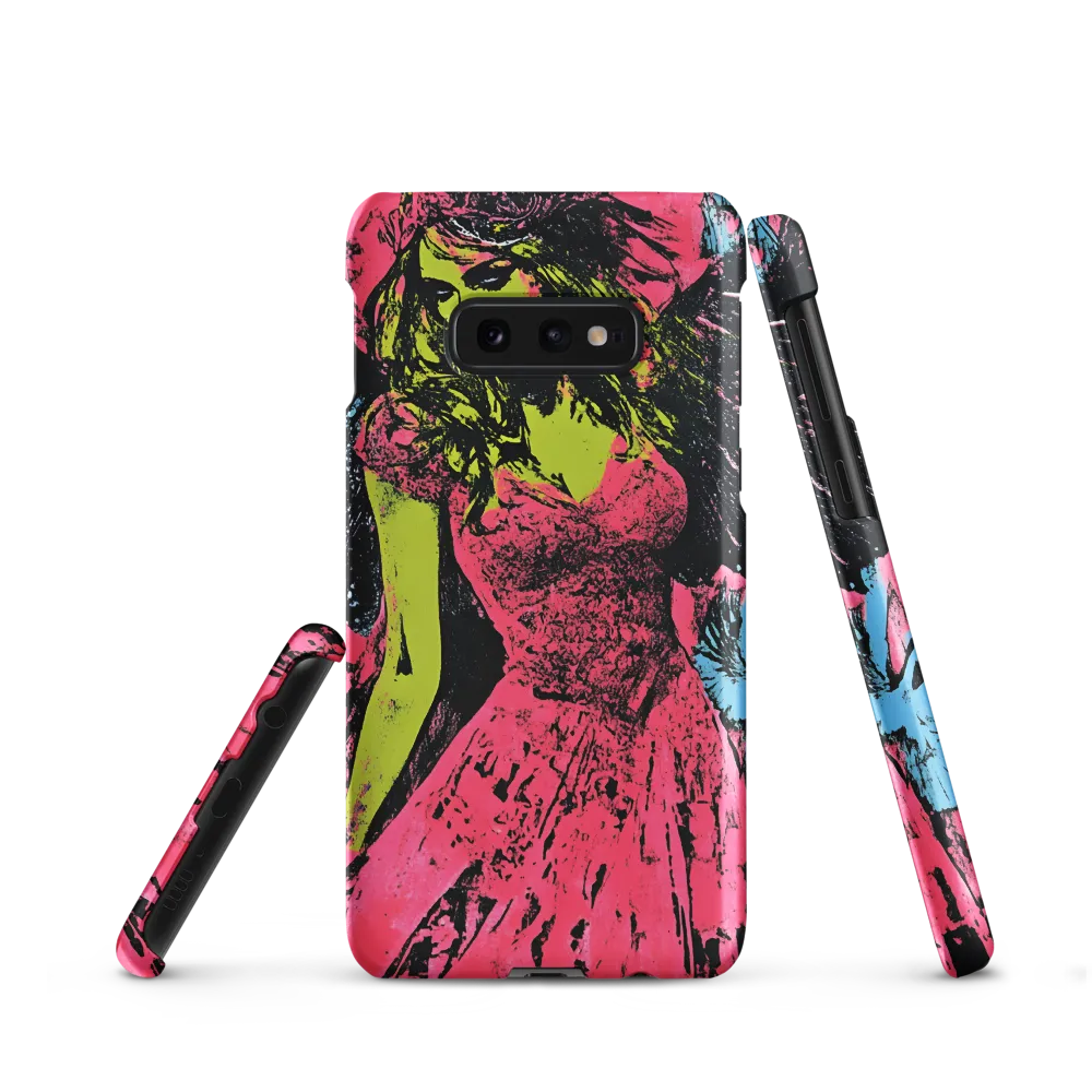 Mystical Angel in Neon Dreams