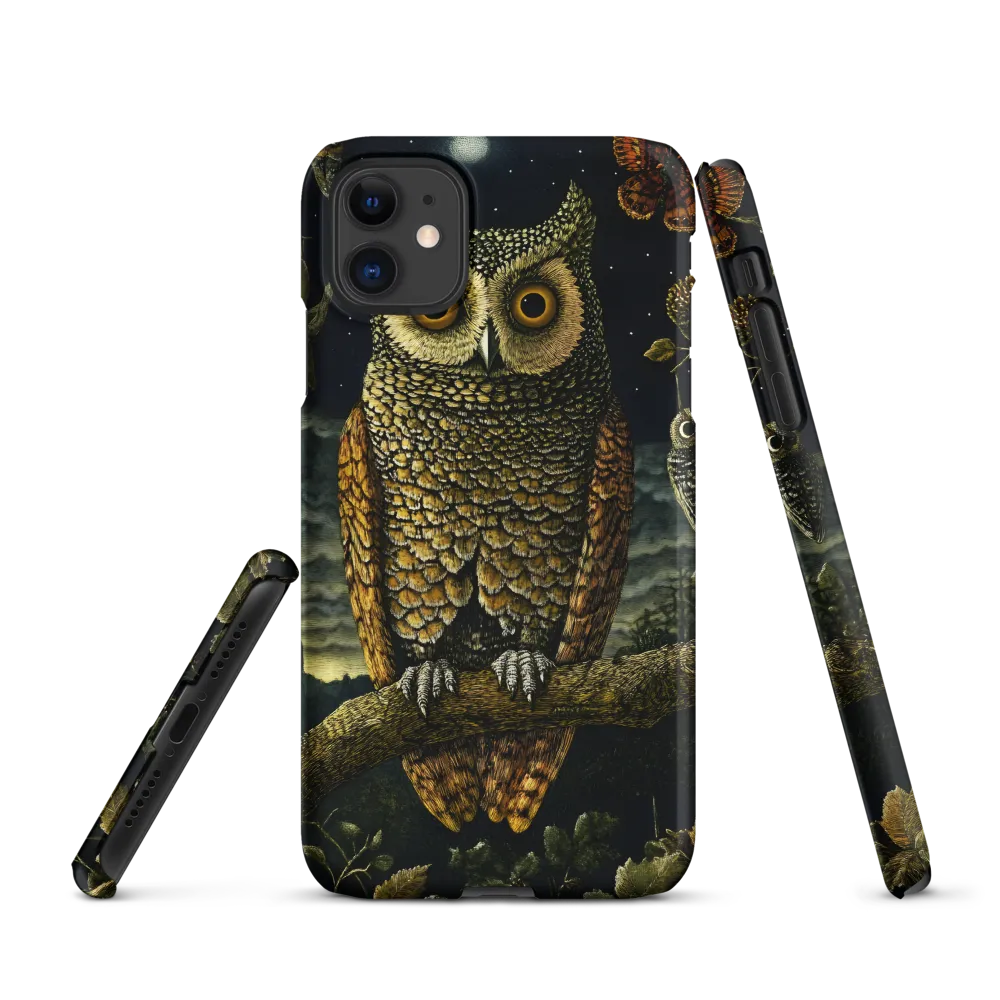 Mystical Night: The Guardian Owl | Phone Case |  11 | Snap Case | Matte