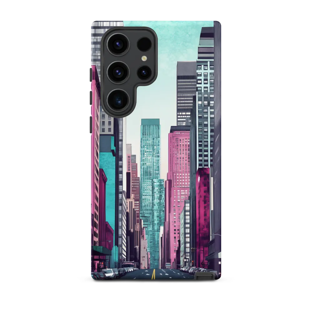 Urban Vibes: A Modern Cityscape | Phone Case |  S23 Ultra | Tough Case | Matte
