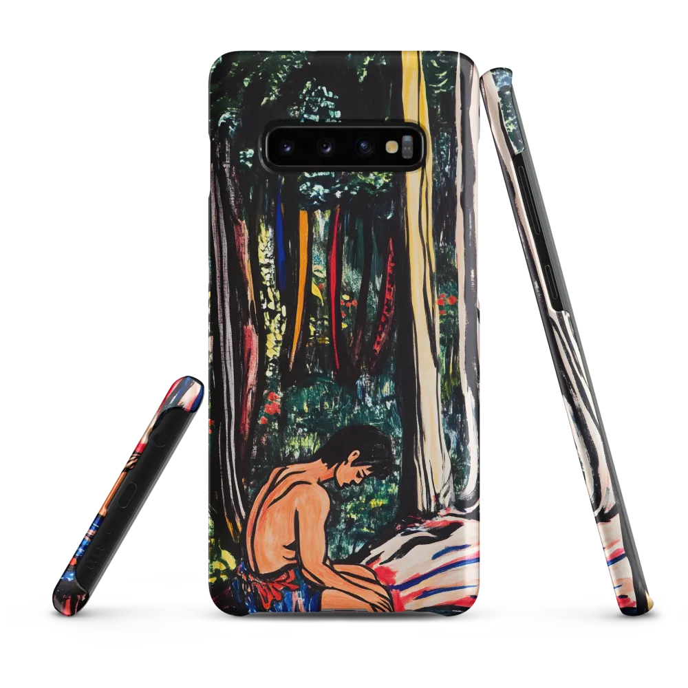 Contemplation in Nature | Phone Case |  S10 Plus | Snap Case | Matte