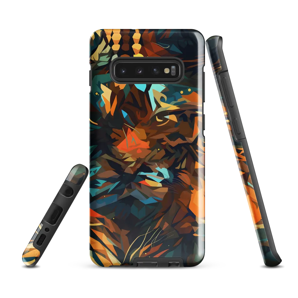 Wild Symphony: Abstract Tigers | Phone Case |  S10 Plus | Tough Case | Glossy