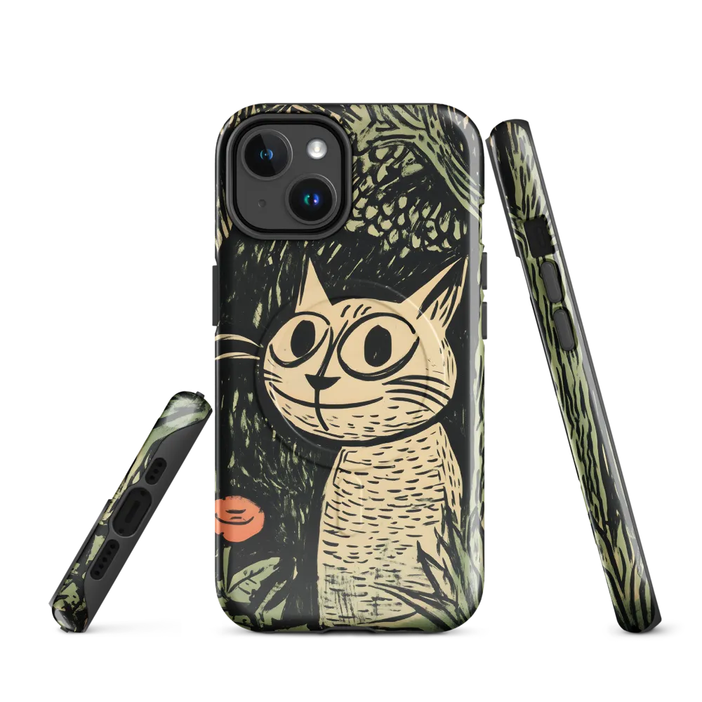 Whimsical Cat in the Forest