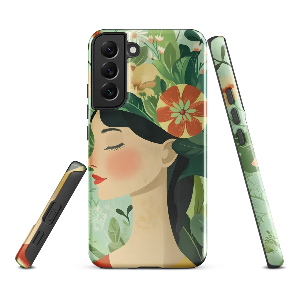 Serenity in Bloom | Phone Case |  S22 Plus | Tough Case | Glossy