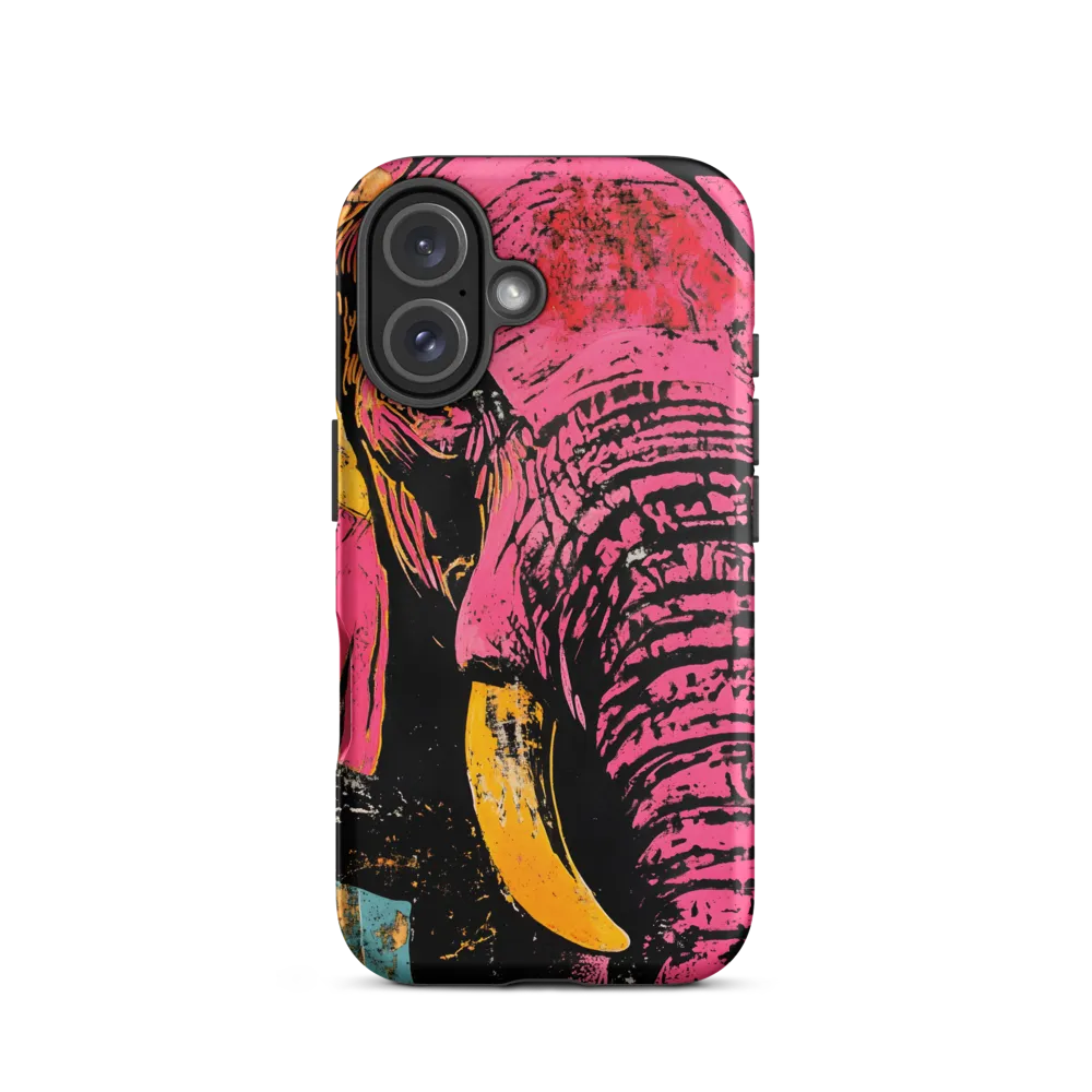 Bold Encounter: The Vibrant Elephant | Phone Case