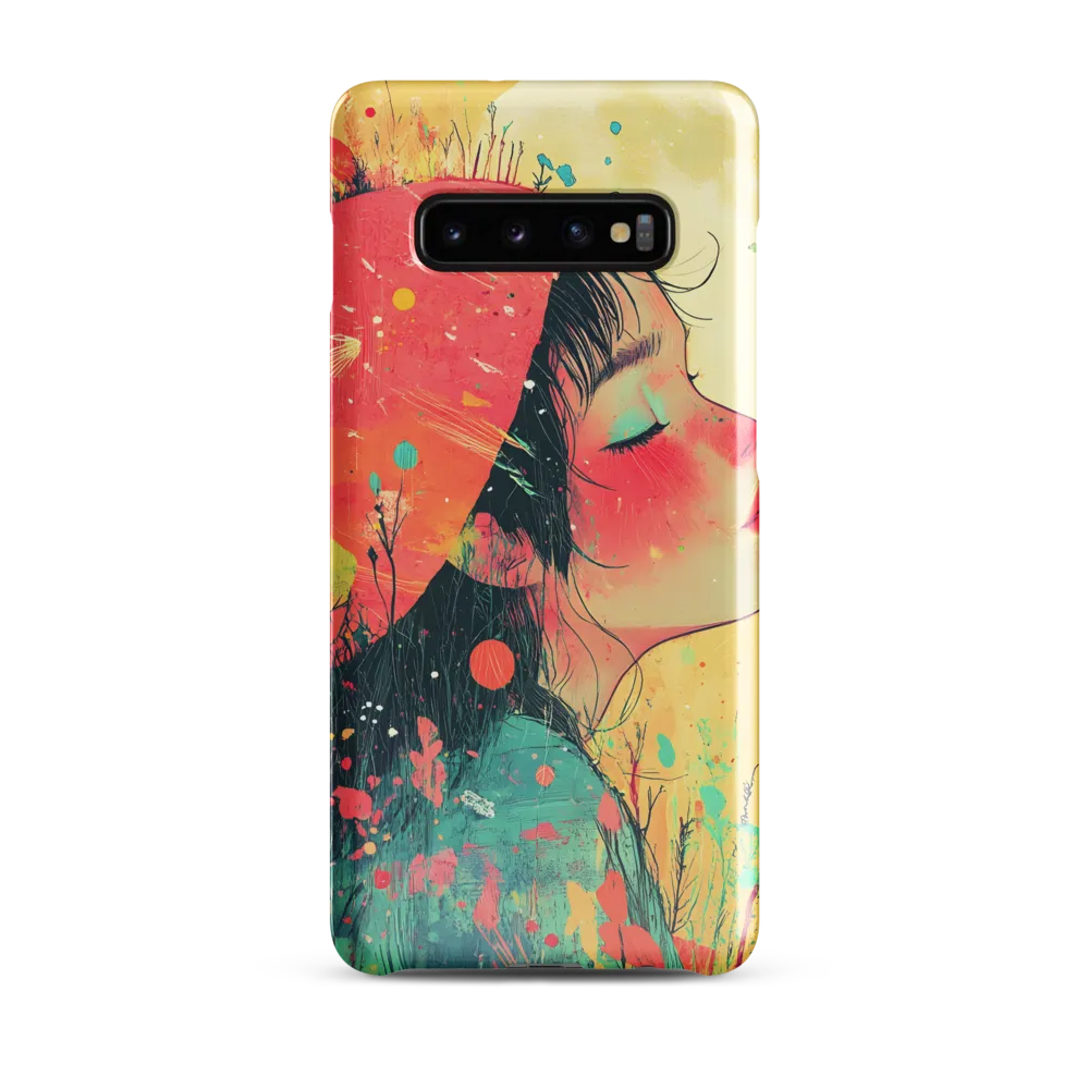 Whispers of Nature: A Dreamy Portrait | Phone Case |  S10 Plus | Snap Case | Glossy