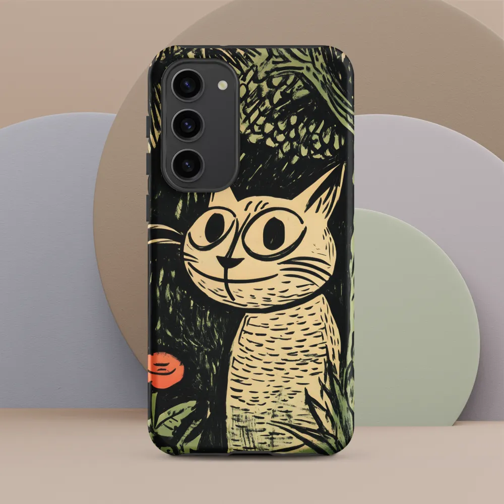 Whimsical Cat in the Forest