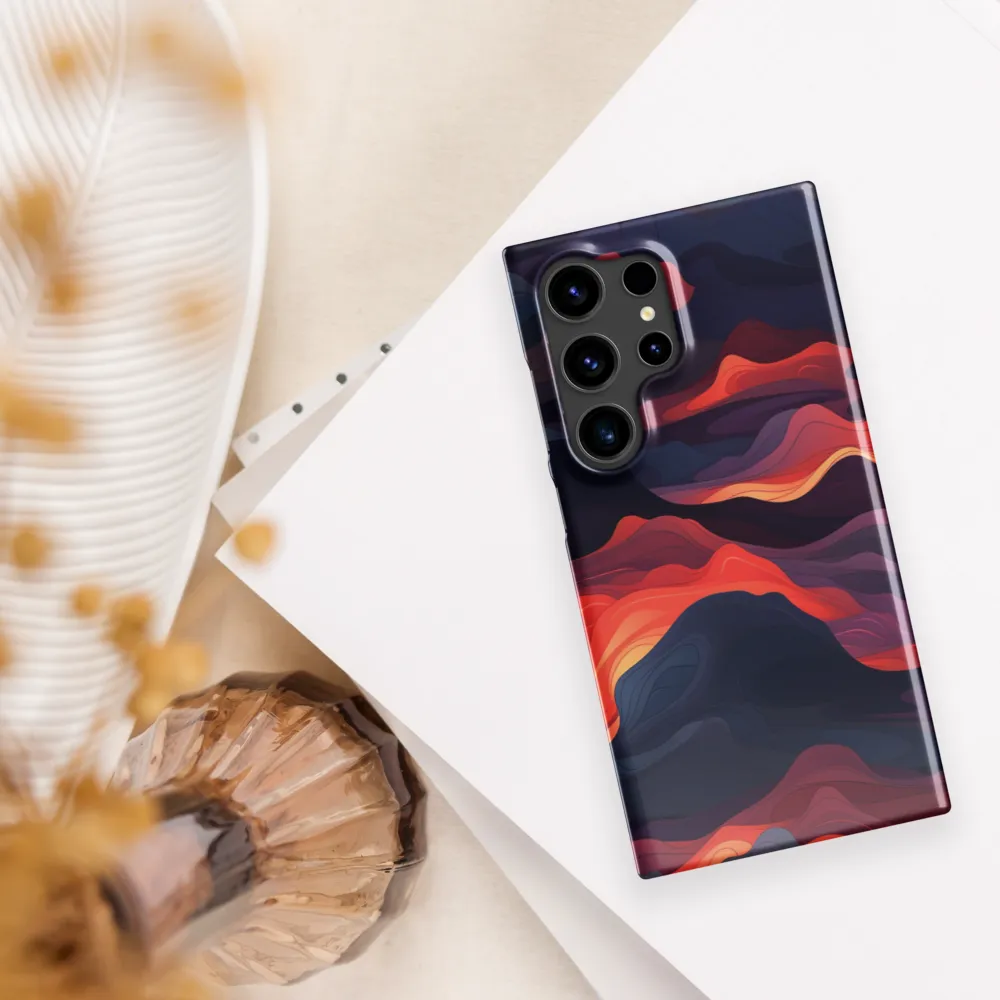 Ethereal Waves of Color | Phone Case |  S24 Ultra | Snap Case | Glossy