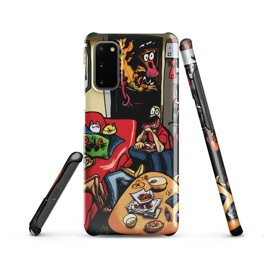 Whimsical Gathering in a Colorful Realm | Phone Case |  S20 | Snap Case | Glossy