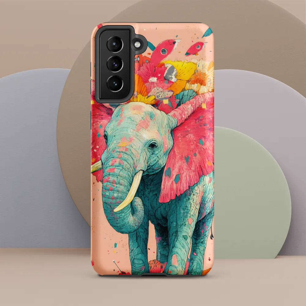 Whimsical Elegance: The Floral Elephant