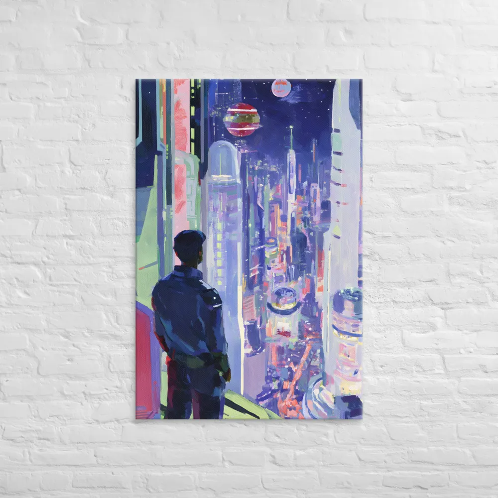 Glimpses of a Neon Future | Art Print