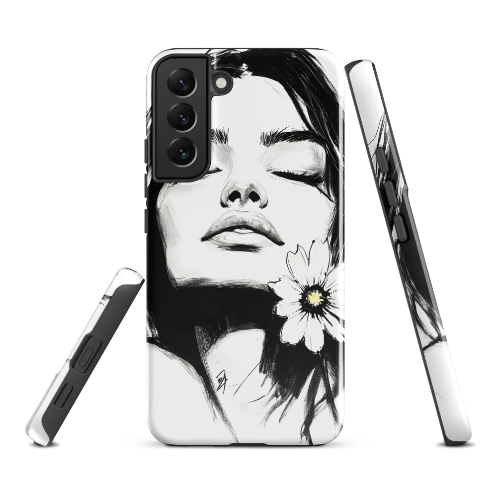 Serenity in Ink | Phone Case |  S22 Plus | Tough Case | Glossy