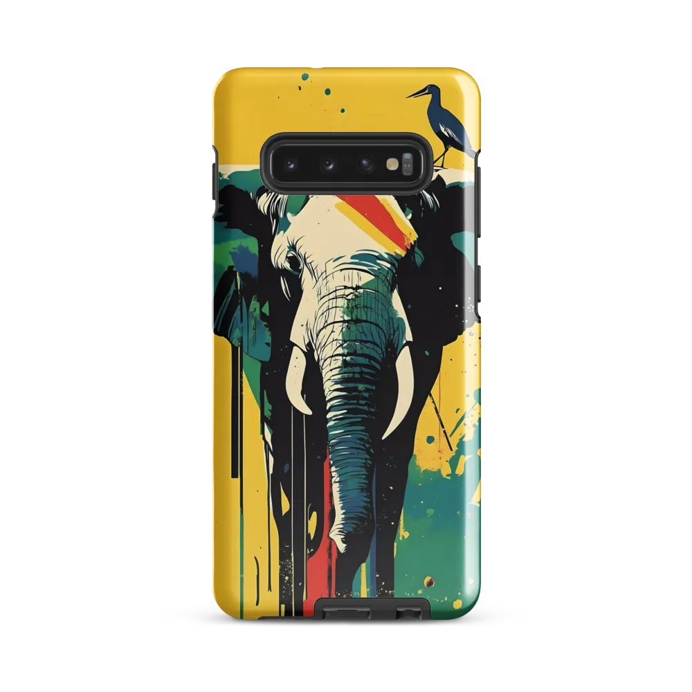 Elegance of the Wild: A Colorful Harmony | Phone Case |  S10 Plus | Tough Case | Glossy