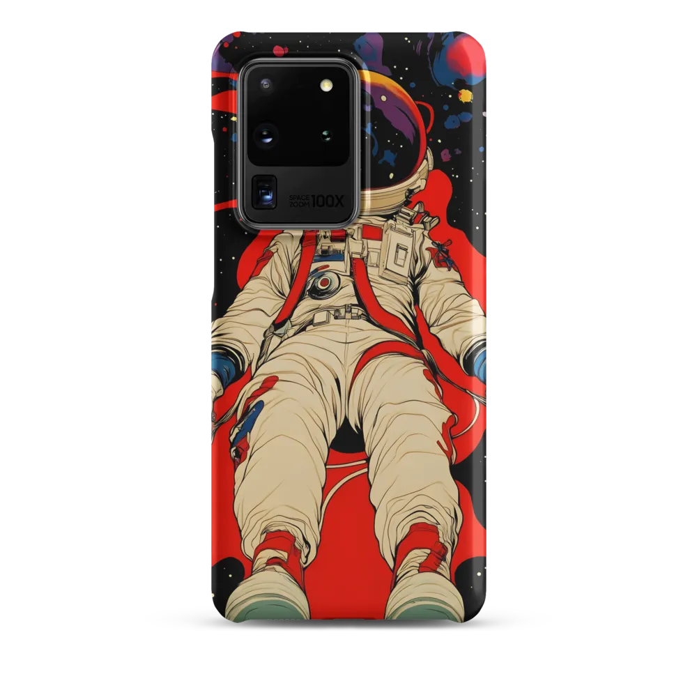 Astronaut in Cosmic Reverie | Phone Case |  S20 Ultra | Snap Case | Matte