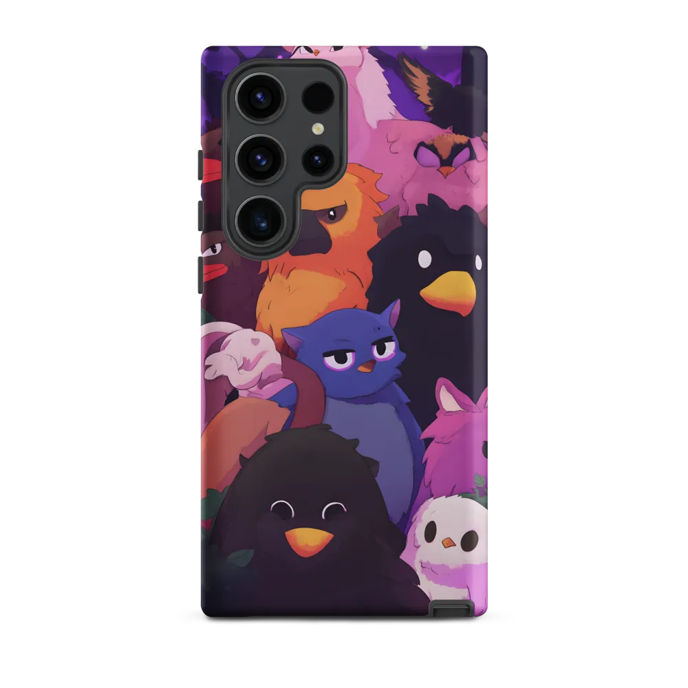 Whimsical Avian Gathering