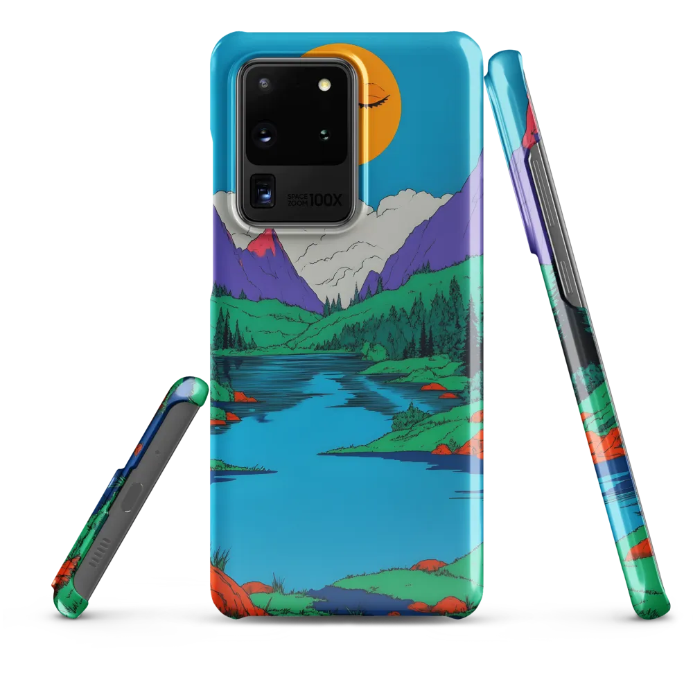 Whimsical Serenity in Vibrant Colors