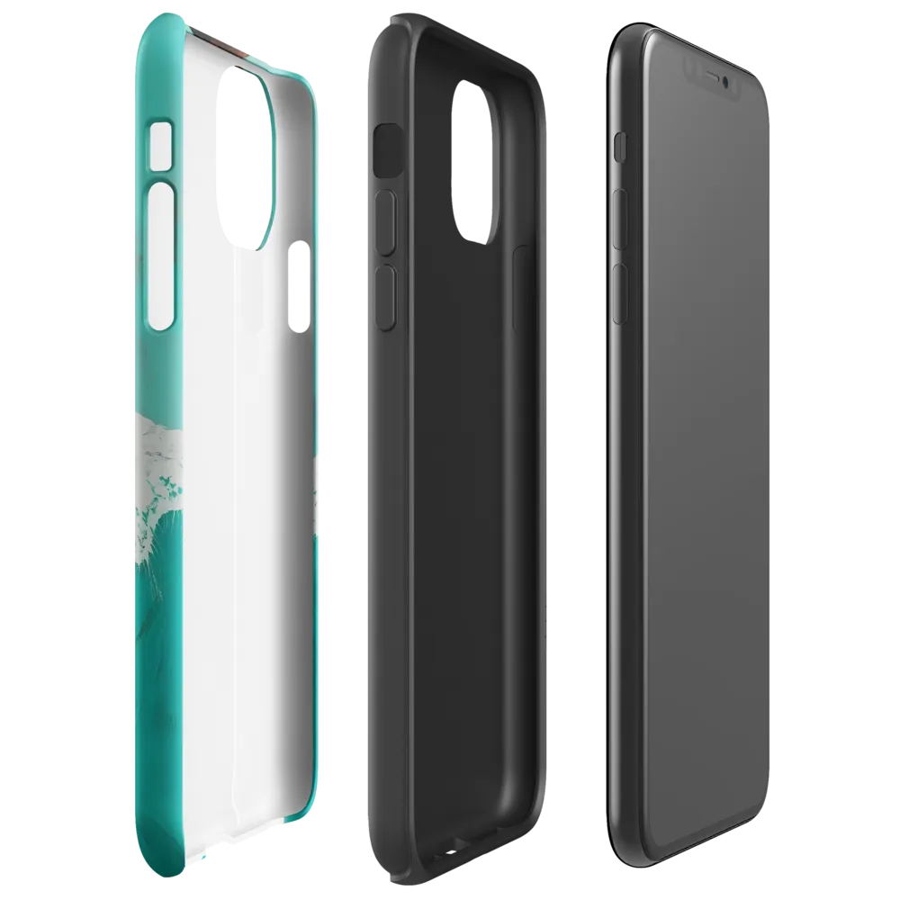 Serenity in Turquoise | Phone Case |  11 Pro Max | Tough Case | Glossy