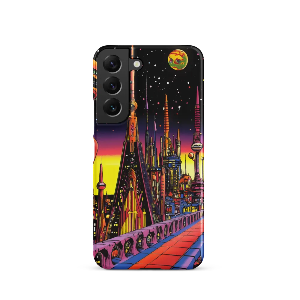 Futuristic Cosmos: A Journey Through Neon Cities