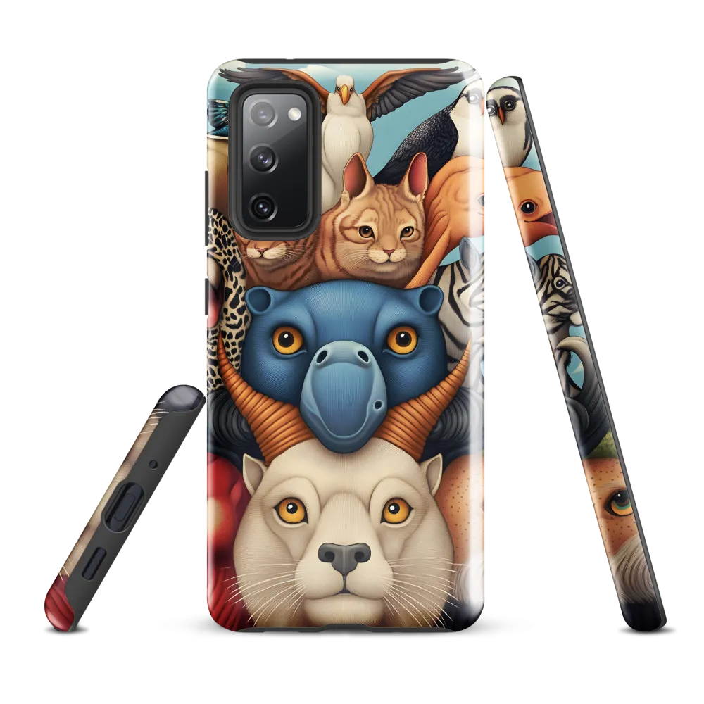 Harmonious Echoes of Wildlife | Phone Case |  S20 FE | Tough Case | Glossy