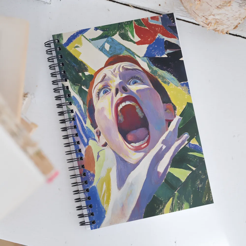 The Cry of Anguish | Spiral Notebook