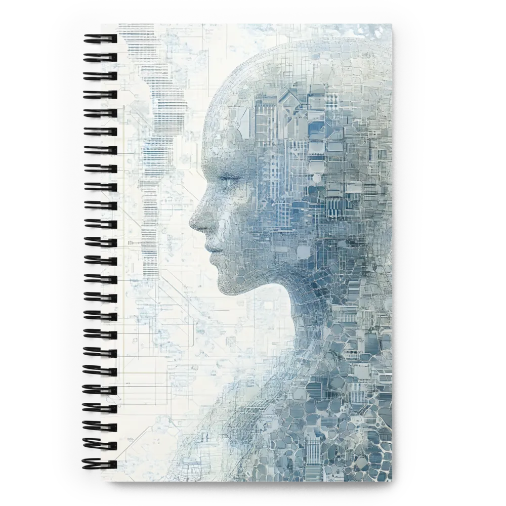 The Harmony of Human and Machine | Spiral Notebook