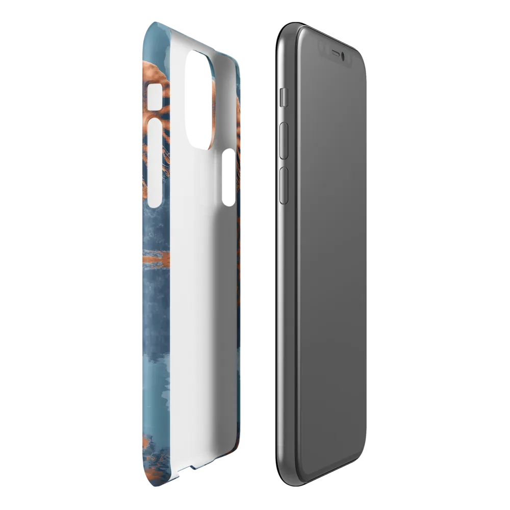 Majestic Reflection: The Elephant's Serenade | Phone Case |  11 Pro | Snap Case | Matte