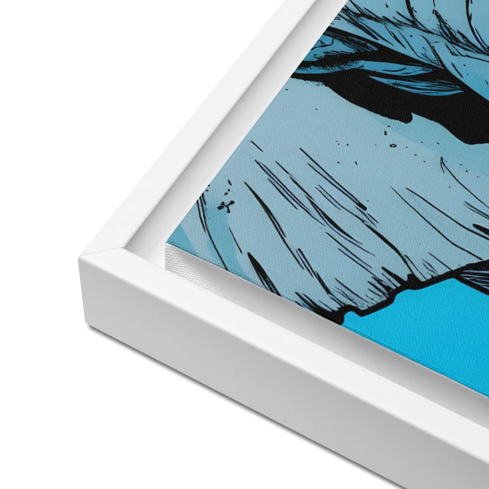 Majestic Presence: The Elephant | Canvas with White Frame | 18″×24″