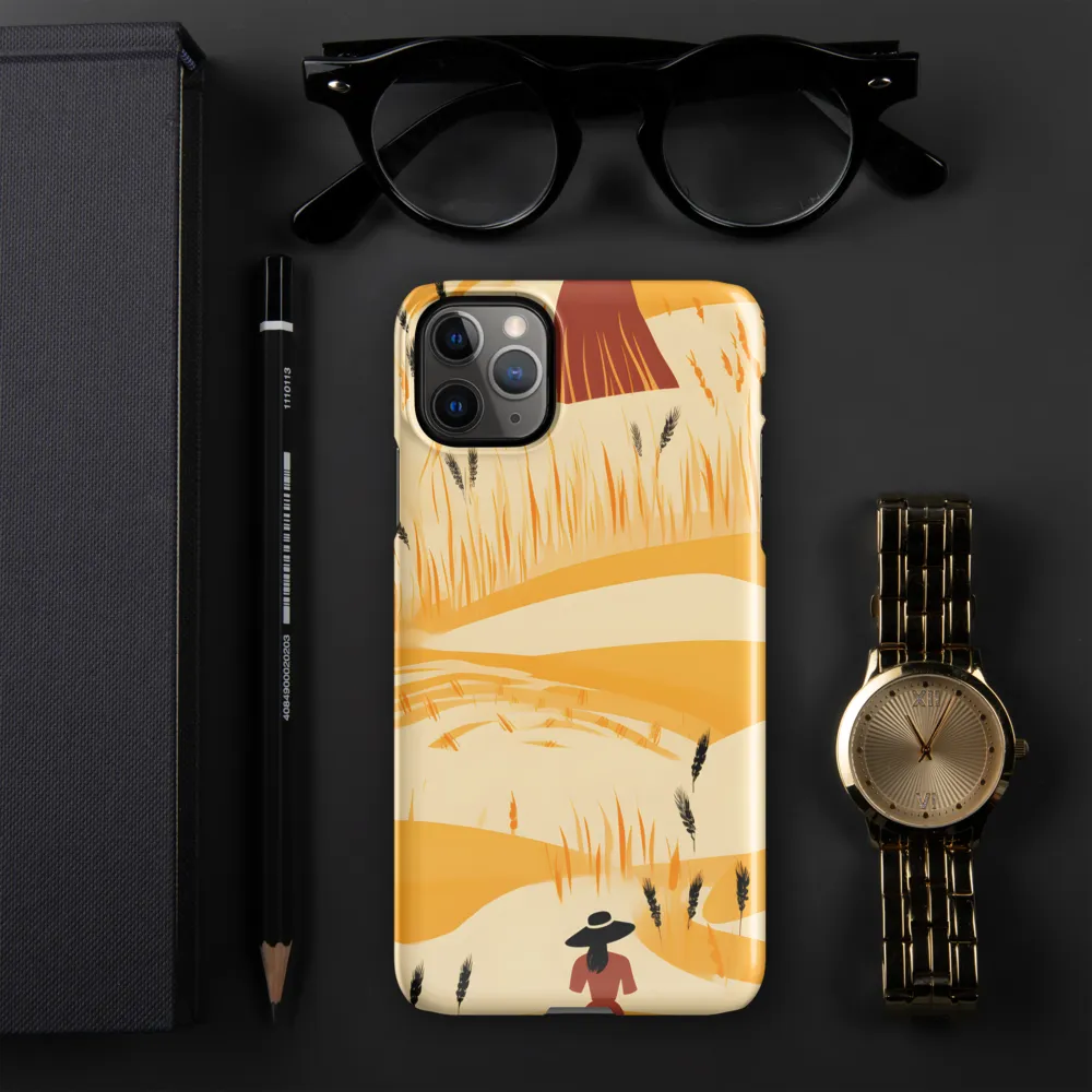 Embracing the Fields: A Floral Journey | Phone Case |  11 Pro Max | Snap Case | Glossy