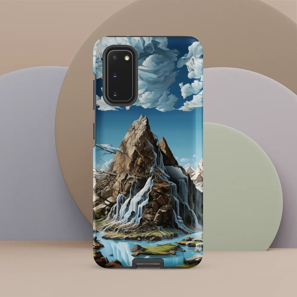 Majestic Cascade: A Mountain Masterpiece
