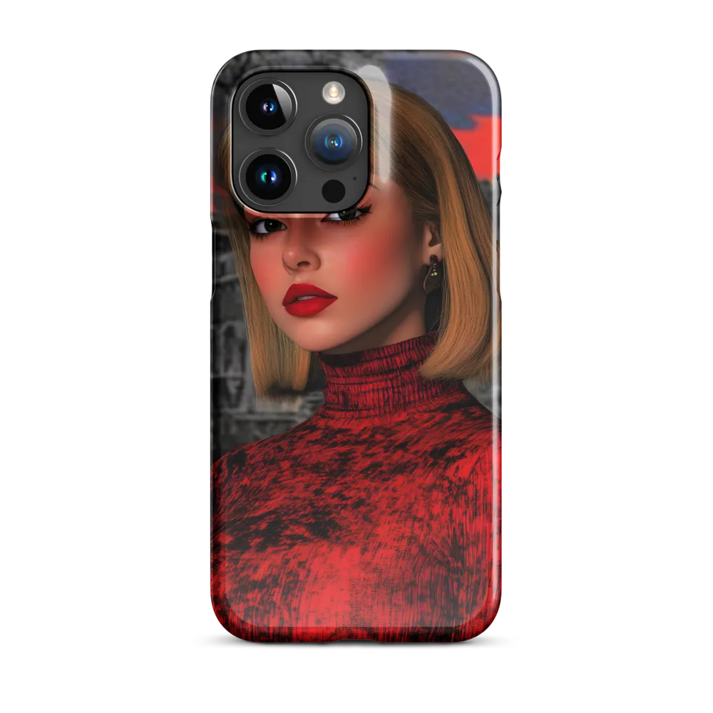 Mystique of the Scarlet Embrace | Phone Case |  15 Pro Max | Snap Case | Glossy