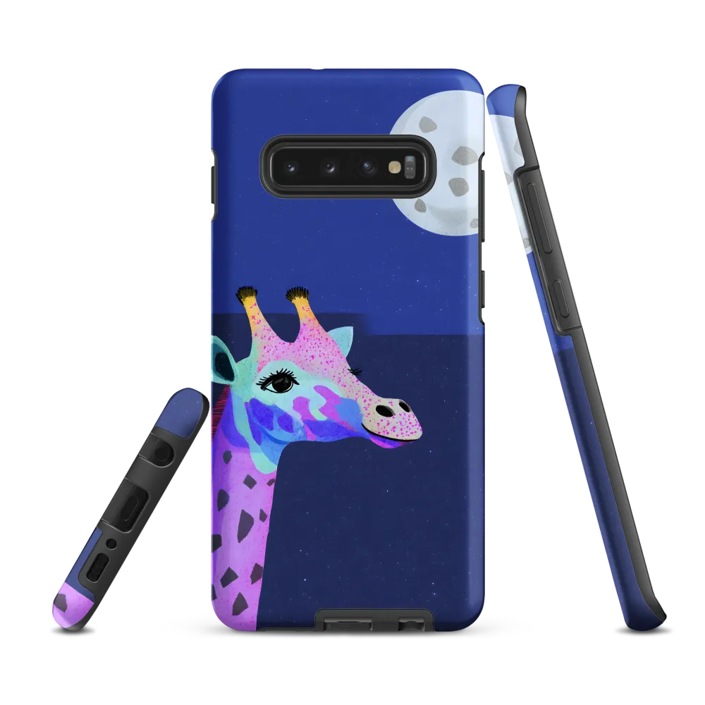 Whimsical Giraffe Under the Stars