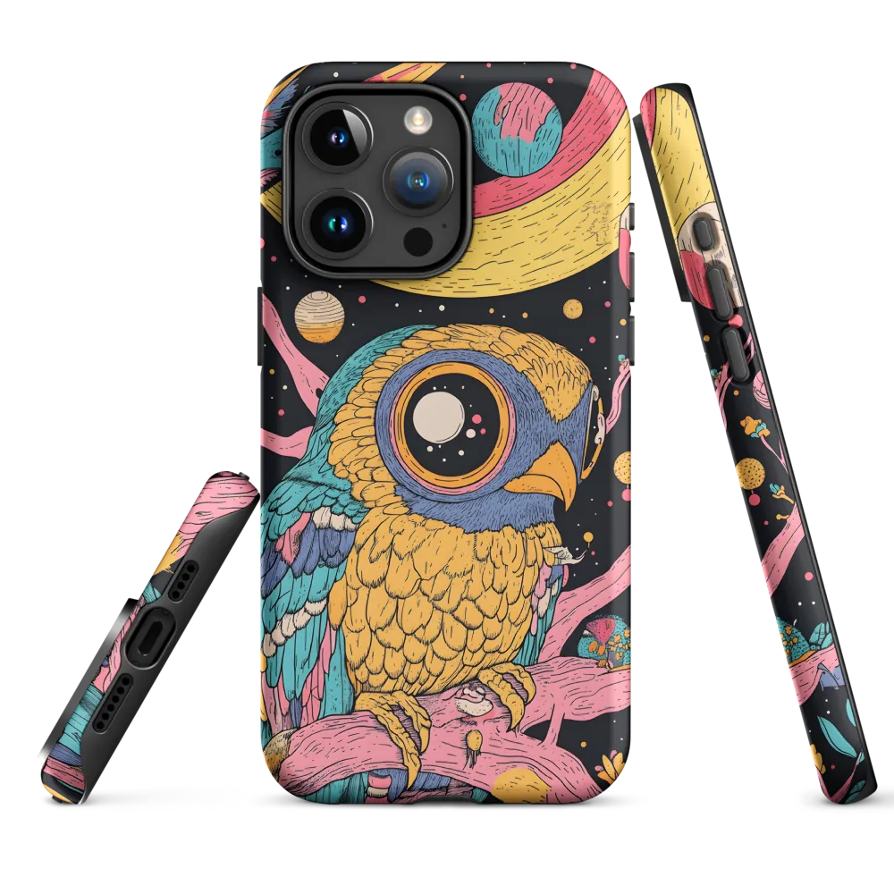 Whimsical Cosmic Owl | Phone Case |  15 Pro Max | Tough Case | Matte