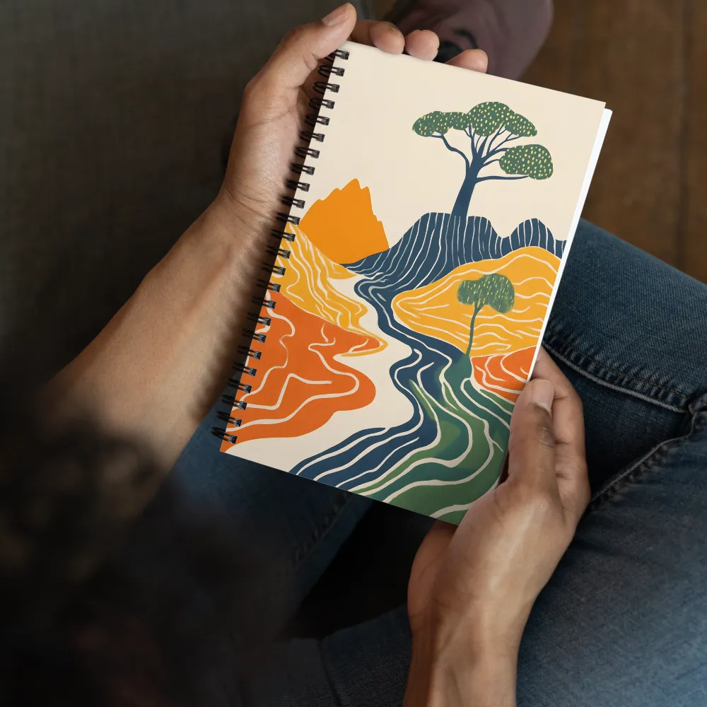 Waves of Serenity | Spiral Notebook