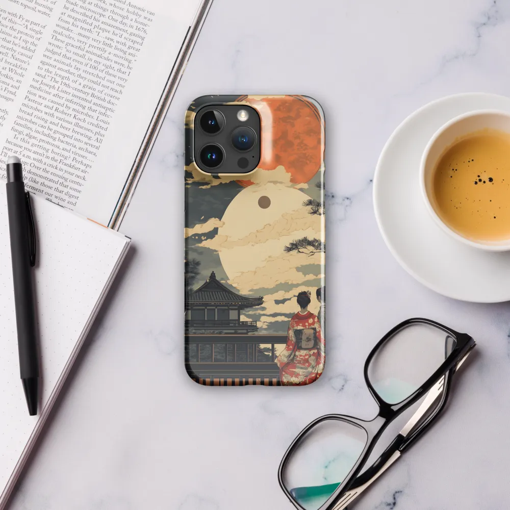 Under the Embrace of the Moon | Phone Case |  16 Pro Max | Snap Case | Glossy
