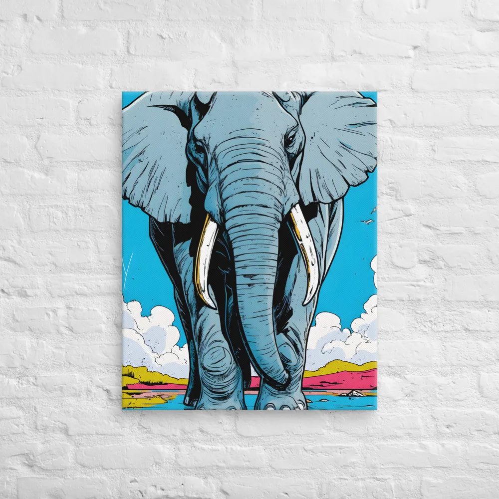 Majestic Presence: The Elephant | Canvas | 24″×30″
