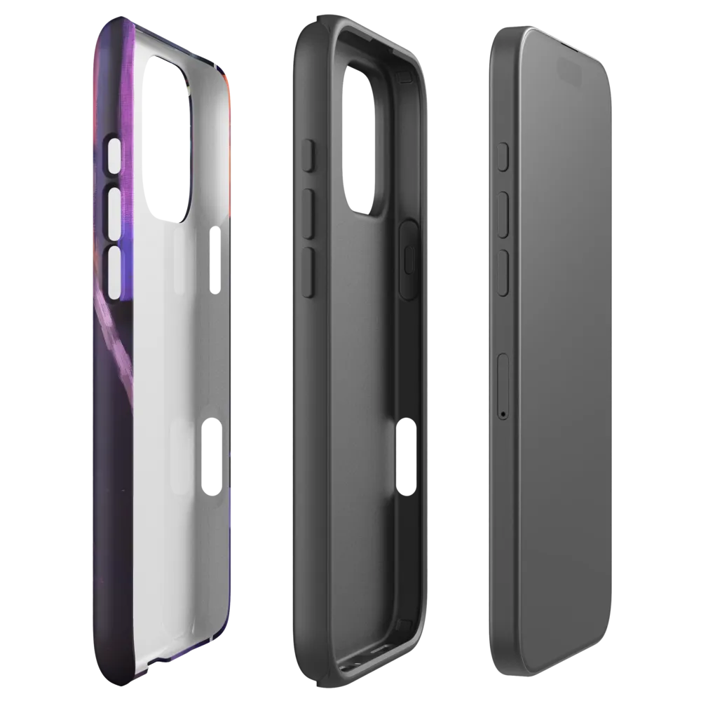 Wandering Through Neon Dreams | Phone Case |  16 Pro Max | Tough Case | Matte