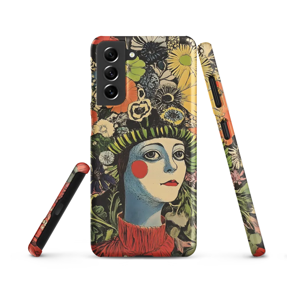 Floral Whimsy: A Portrait of Nature's Embrace