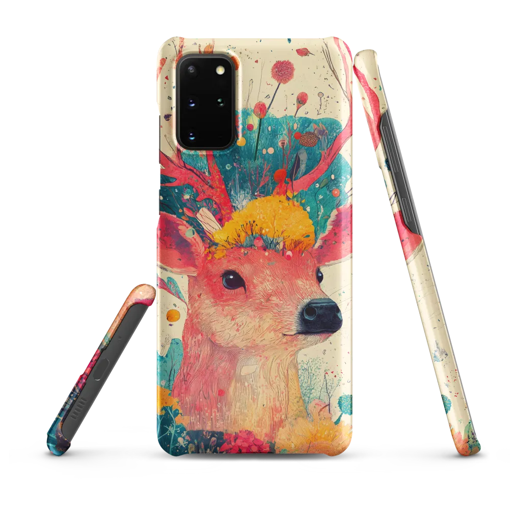 Whimsical Harmony: A Deer in Bloom