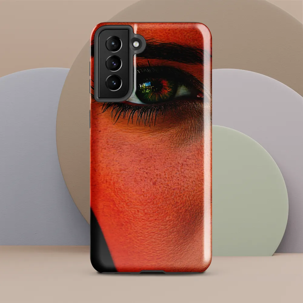 Gaze of Intensity | Phone Case |  S21 Plus | Tough Case | Glossy
